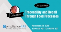 Training by Compliance4all on Traceability and Recall Through Food Processes